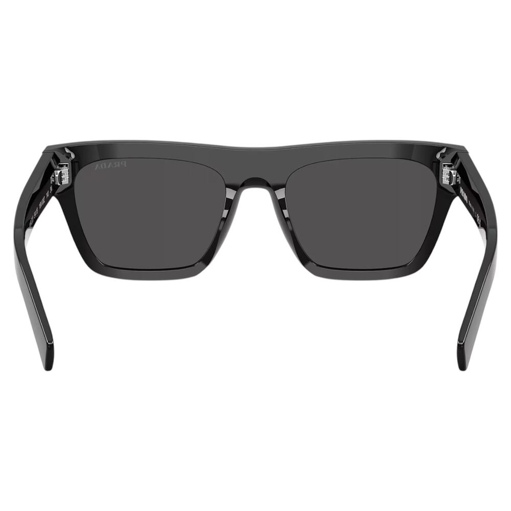 NEW PRADA Sunglasses Black Square Rectangle 54mm w/ Box & Case PRADA - Picture 4 of 6